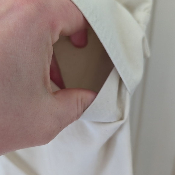 NWOT Cream Cargo Adjustible Wide Leg & Barrel Pants Small - Picture 11 of 15